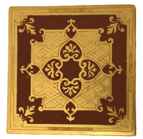 Dorure à la feuille d'or technique à l'eau